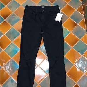 MOTHER Jeans - MOTHER LOOKER ANKLE FRAY GUILTY AS SIN MOTHER Jeans - MOTHER LOOKER ANKLE FRAY GUILTY AS SIN